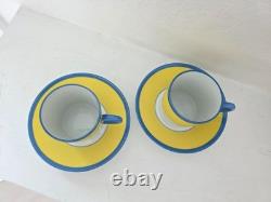 MINT! Rare Haviland Limoges Claude Monet Giverny Demitasse 2 Cups & Saucers