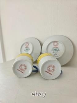 MINT! Rare Haviland Limoges Claude Monet Giverny Demitasse 2 Cups & Saucers