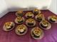 Mz Altrohlau Czech Demitasse Cups/saucers Gilded Gold Interior 11 Sets