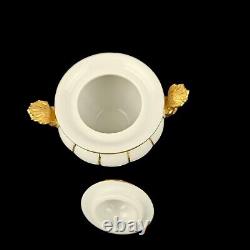 Meissen Golden Baroque Demitasse Tea Pot Sugar & Creamer 4 Cups 4 Saucers X-form