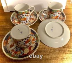 Meissen Porcelain Demitasse Tea Cup and Saucer Set