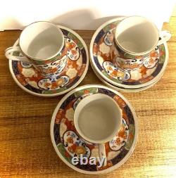 Meissen Porcelain Demitasse Tea Cup and Saucer Set