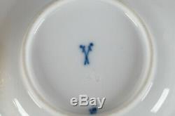 Meissen Relief Molded Heavy Gold Seashell Pattern Demitasse Cup & Saucer