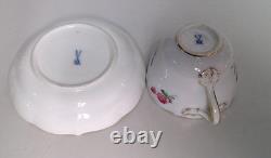 Meissen XX SPRING FLORALS 16 Piece Demitasse Cup Saucer Sets EIGHT SCENES