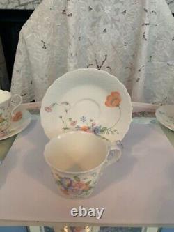 Mikasa Something Blue set of 5 demitasse cups and saucers