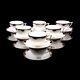 Minton Bone China Versailles Footed Demitasse Cup And Saucer Set Of 12