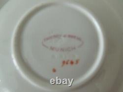 Minton Cup Saucer Demitasse CHINESE VASE Polychrome Enamel 1862 1871