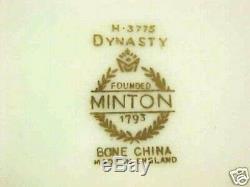 Minton Dynasty Cobalt Blue Demitasse Cup & Saucer English Bone China (13 availa)