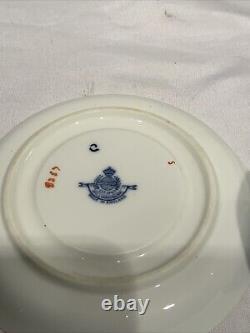 Minton England Williamsburg Porcelain Demitasse Cups Saucers Vintage Set of 9