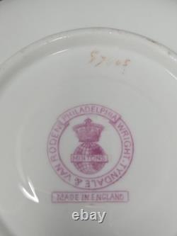 Minton Green & Gold Demitasse Cup and Saucer S7405 C. 1892