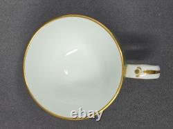 Minton Green & Gold Demitasse Cup and Saucer S7405 C. 1892
