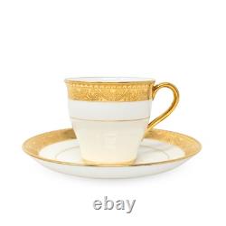 Minton Higgins & Seiter Bone China Set of 9 Demitasse Cups With 12 Saucers, H1426
