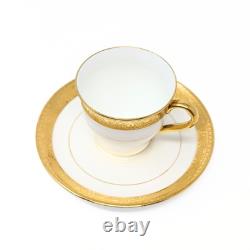 Minton Higgins & Seiter Bone China Set of 9 Demitasse Cups With 12 Saucers, H1426
