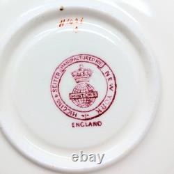 Minton Higgins & Seiter Bone China Set of 9 Demitasse Cups With 12 Saucers, H1426