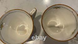 Minton Japonica Demitasse Cups & Saucers Set of 4 R. H. Stearns