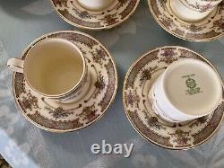 Minton Persian Rose 8 Demitasse Cups & Saucers, Never Used Mint Condition
