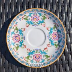 Minton WH Plummer B833 12 Piece Set (6 Saucers & 6 Demitasse Cups)