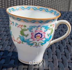 Minton WH Plummer B833 12 Piece Set (6 Saucers & 6 Demitasse Cups)
