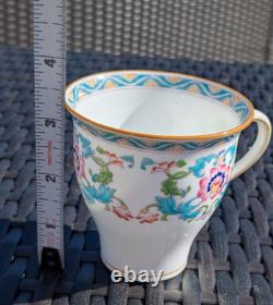 Minton WH Plummer B833 12 Piece Set (6 Saucers & 6 Demitasse Cups)
