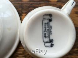 Missouri Pacific Railroad China Screaming Eagle Demitasse Cup and Saucer