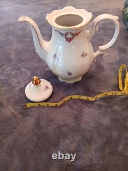 Mitterriech Bavaria U. S. Zone Made in Germany demitasse cups saucers Tea Pot