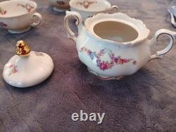 Mitterriech Bavaria U. S. Zone Made in Germany demitasse cups saucers Tea Pot