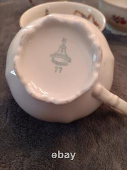 Mitterriech Bavaria U. S. Zone Made in Germany demitasse cups saucers Tea Pot