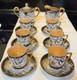 Moriyama Mori-machi Japan Dragonware Demitasse Cups Saucers Sugar Creamer