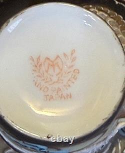 Moriyama Mori-Machi Japan Dragonware Demitasse Cups Saucers Sugar Creamer