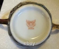Moriyama Mori-Machi Japan Dragonware Demitasse Cups Saucers Sugar Creamer