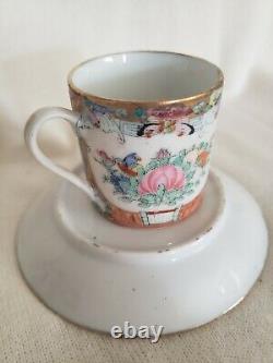 NIB 10 set Asian Butterfly Floral Demitasse Cups & Saucers plus 1 extra Cups