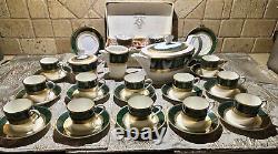 NORITAKE Fitzgerald 4712 Demitasse/Expresso Cups, Saucers & Tea Hostess Set WOW