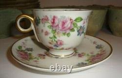 NOS Theodore Haviland Limoges Parisiana Demitasse Cup and Saucers Expresso