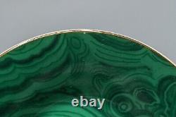 Neiman Marcus Malachite Demitasse Cup & Saucers Set of 8 FREE USA SHIPPING