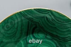 Neiman Marcus Malachite Demitasse Cup & Saucers Set of 8 FREE USA SHIPPING