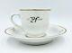 New Iconic The 21 Club New York Nyc Demitasse Tea Coffee Cup & Saucer Gift