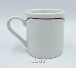 New Pair Maxim's De Paris Restaurant Demitasse Espresso Coffee Cup & Saucer