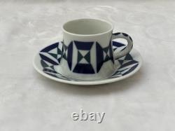 New Sargadelos Paxarica Demitasse Set Of 6 Cups & Saucers And Creamer (14 pcs)
