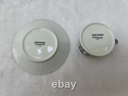 New Sargadelos Paxarica Demitasse Set Of 6 Cups & Saucers And Creamer (14 pcs)