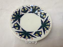 New Sargadelos Set Of 6 (12 pcs) Toxo Pattern Demitasse Cups & Saucers