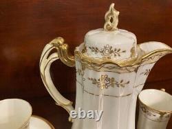 Nippon Chocolate, Demitasse or Espresso Pot and 5 Cups with saucers