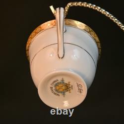 Noritake 6 Demitasse Cups & Saucers Japan 1960-1992 Richmond 6124 Gold Encrusted