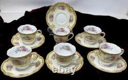 Noritake Albany 12 pc Demitasse Espresso Cup & Saucer Set 1912