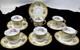 Noritake Albany 12 Pc Demitasse Espresso Cup & Saucer Set 1912
