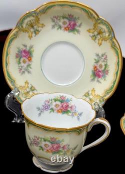 Noritake Albany 12 pc Demitasse Espresso Cup & Saucer Set 1912