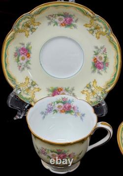 Noritake Albany 12 pc Demitasse Espresso Cup & Saucer Set 1912