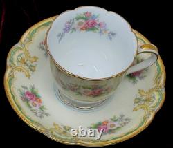 Noritake Albany 12 pc Demitasse Espresso Cup & Saucer Set 1912