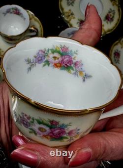 Noritake Albany 12 pc Demitasse Espresso Cup & Saucer Set 1912