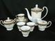 Noritake Augustan Coffee Set With Demitasse Cups & Saucers Creamer & Sugar Bowl