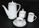 Noritake Casablanca 17-piece Demitasse Set 6 Cups & Saucers Mini-coffee-pot C&s